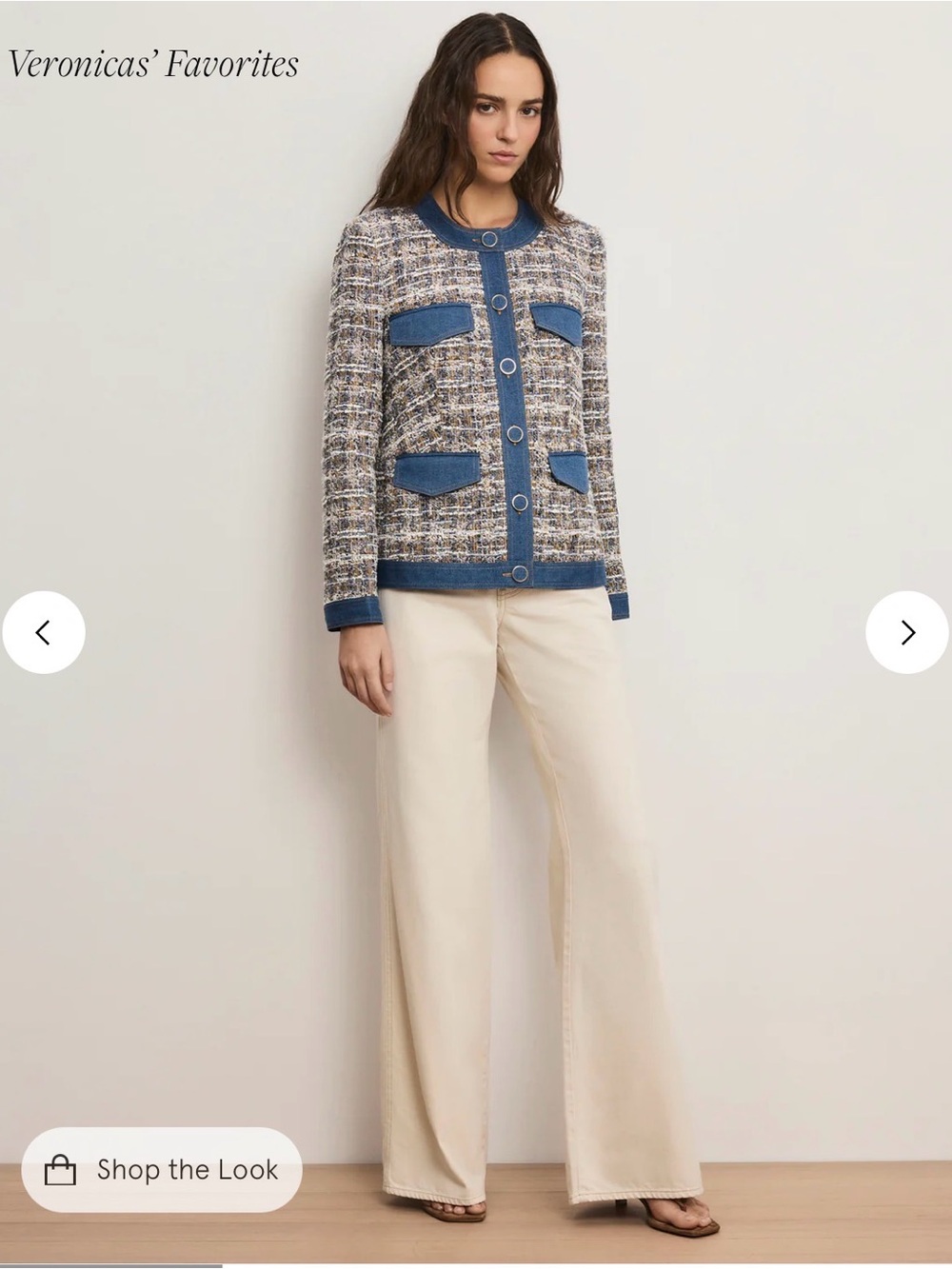 2026 Veronica Beard Ainslie Tweed Jacket